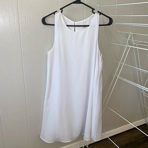 Short White Flowy Dress